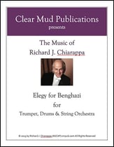 Elegy for Benghazi (for Chorus, Strings, Trumpet & Drums) Orchestra sheet music cover
